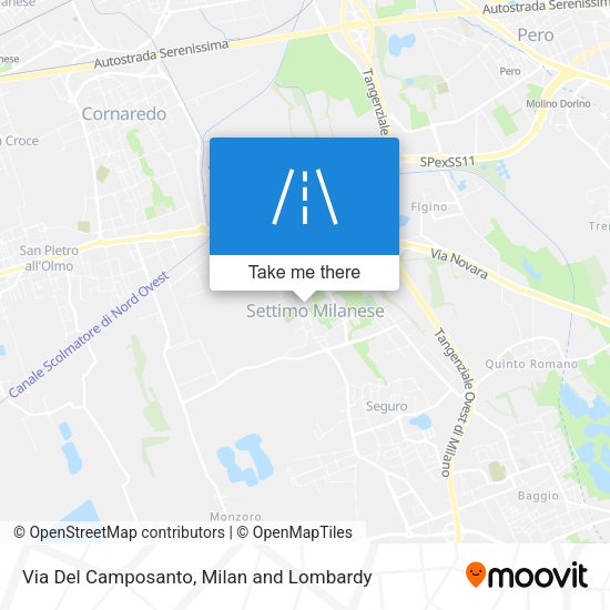 Via Del Camposanto map