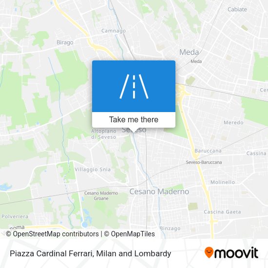 Piazza Cardinal Ferrari map