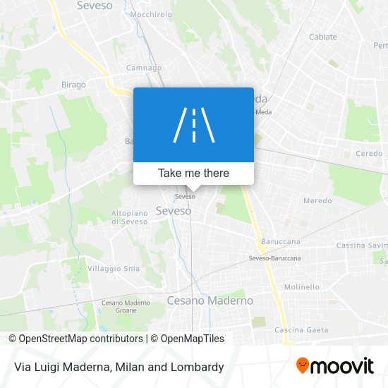 Via Luigi Maderna map