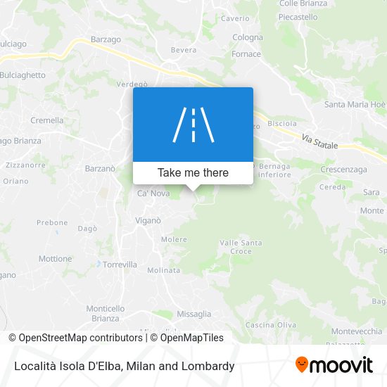 Località Isola D'Elba map