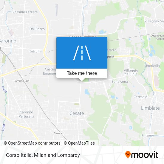 Corso Italia map
