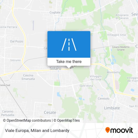 Viale Europa map