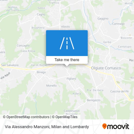 Via Alessandro Manzoni map