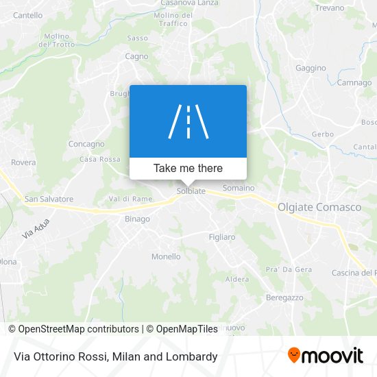 Via Ottorino Rossi map