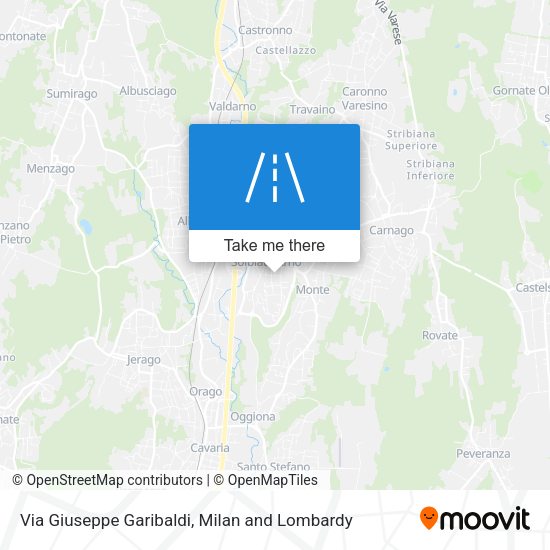 Via Giuseppe Garibaldi map
