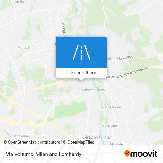 Via Volturno map