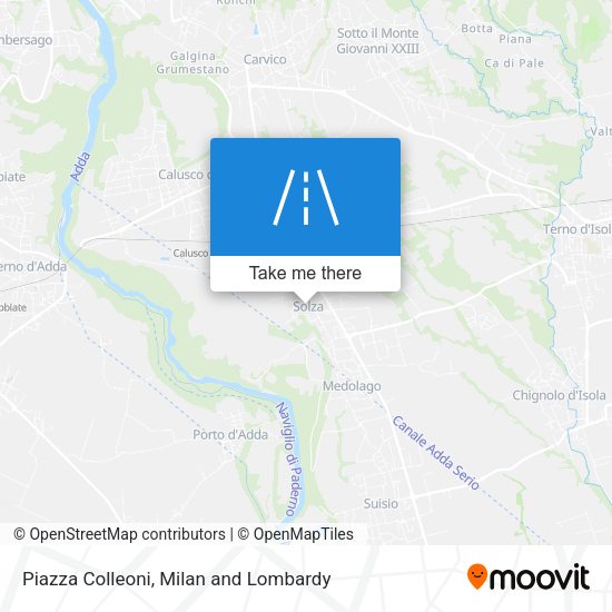 Piazza Colleoni map
