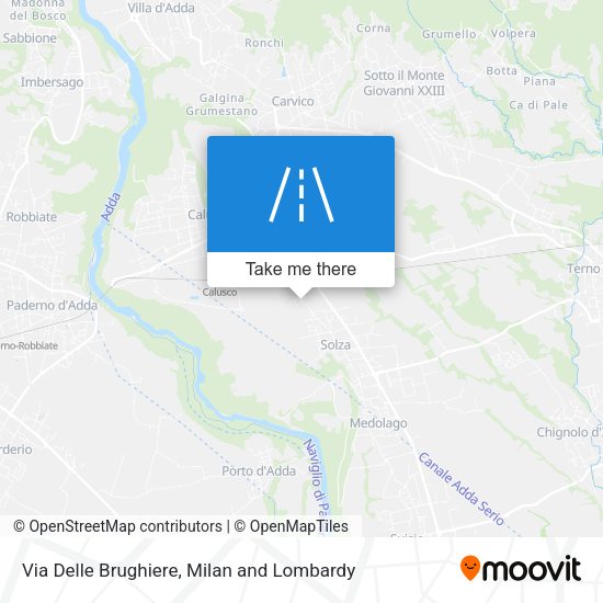 Via Delle Brughiere map