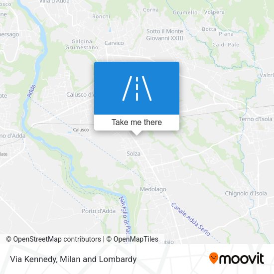 Via Kennedy map