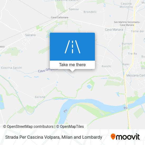 Strada Per Cascina Volpara map