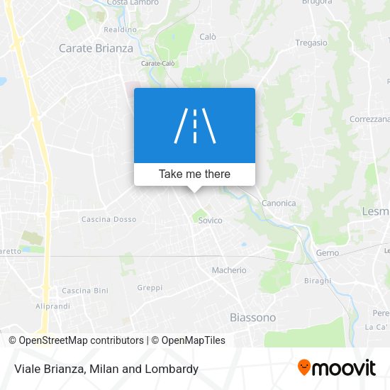 Viale Brianza map