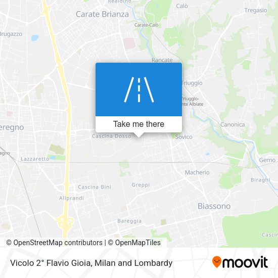 Vicolo 2° Flavio Gioia map