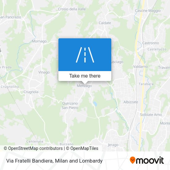 Via Fratelli Bandiera map