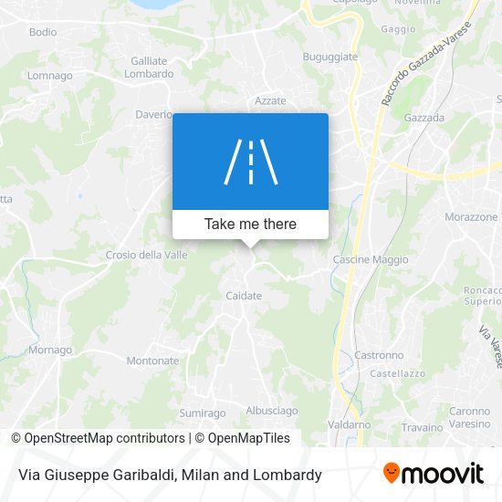 Via Giuseppe Garibaldi map