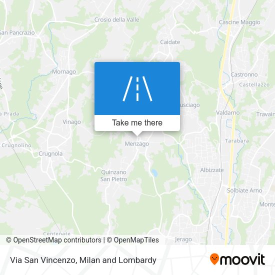 Via San Vincenzo map