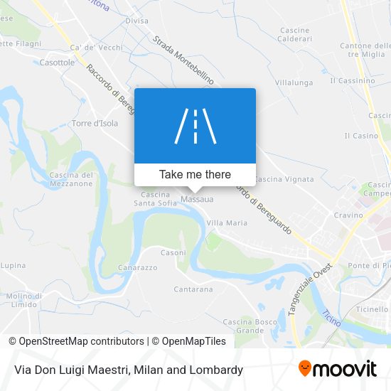 Via Don Luigi Maestri map