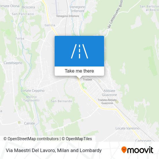 Via Maestri Del Lavoro map