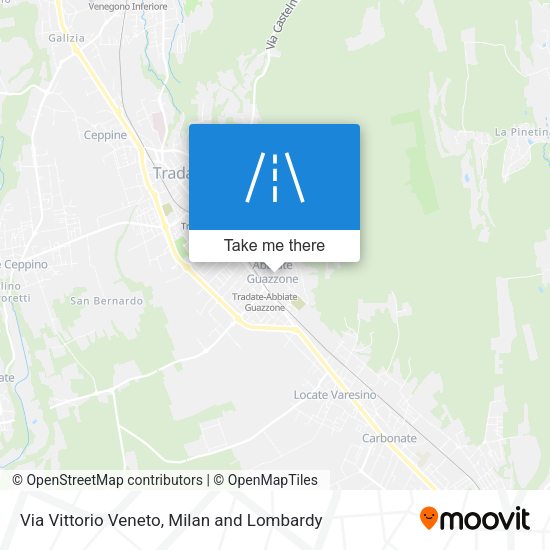 Via Vittorio Veneto map