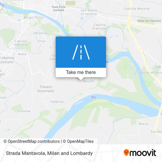 Strada Mantavola map