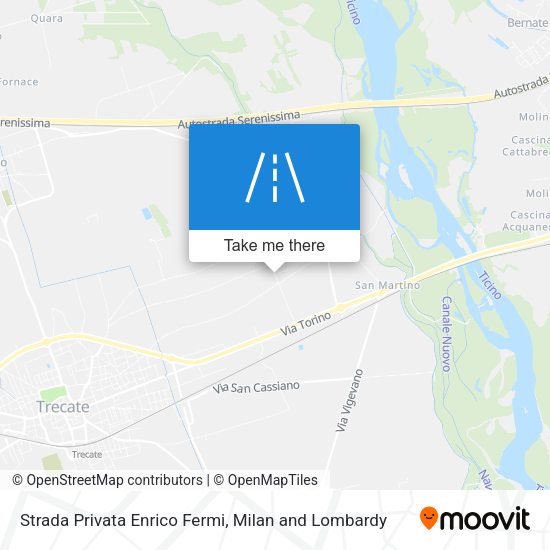Strada Privata Enrico Fermi map