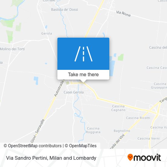 Via Sandro Pertini map