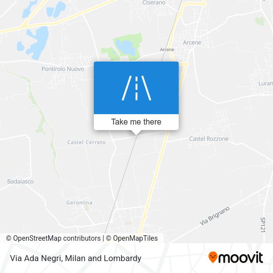 Via Ada Negri map
