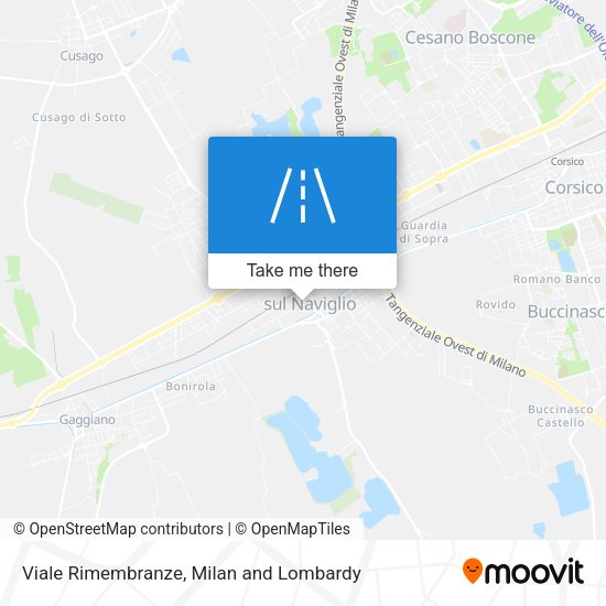 Viale Rimembranze map