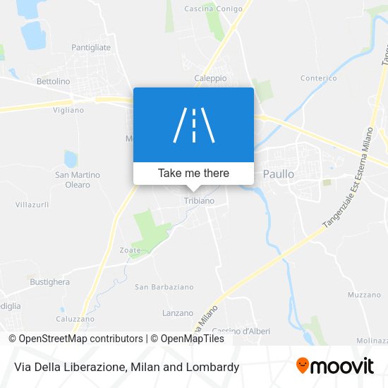 Via Della Liberazione map