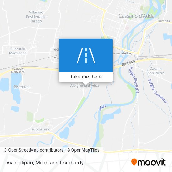 Via Calipari map