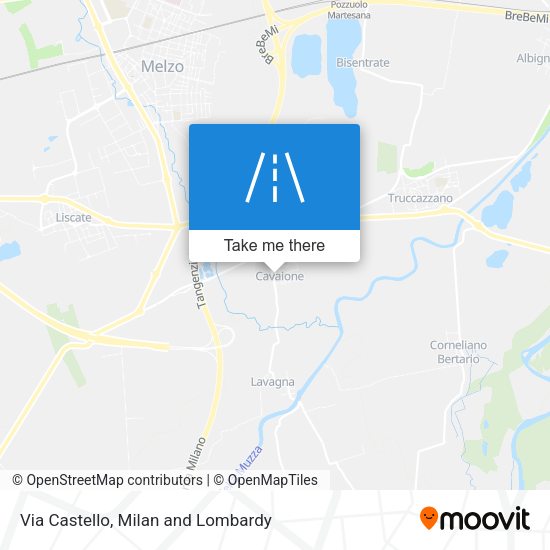 Via Castello map