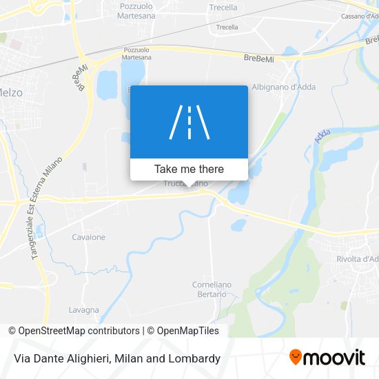 Via Dante Alighieri map