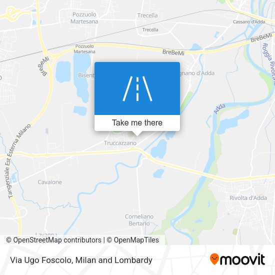 Via Ugo Foscolo map