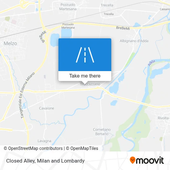 Closed Alley map