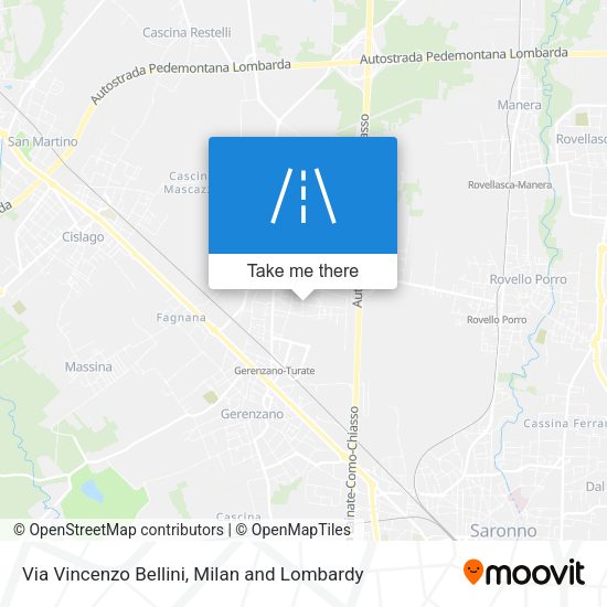 Via Vincenzo Bellini map