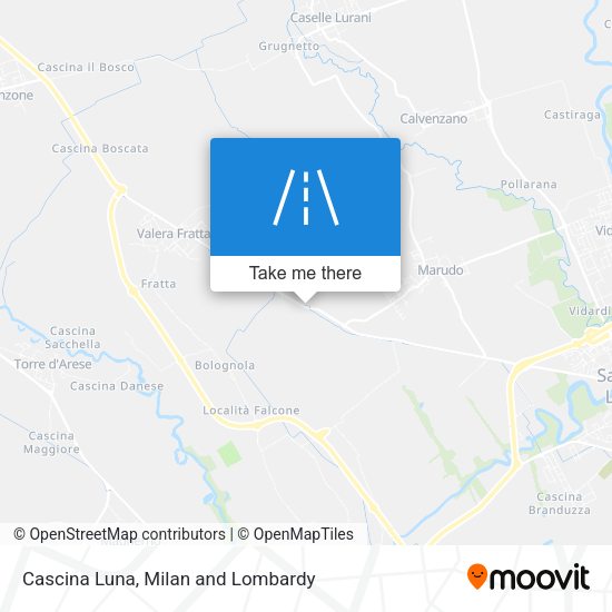 Cascina Luna map
