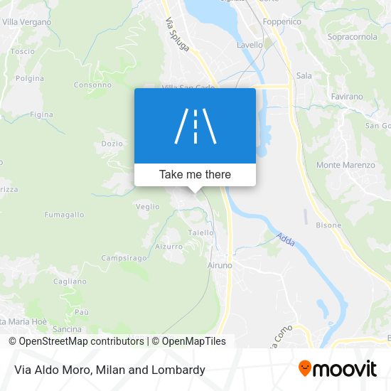 Via Aldo Moro map