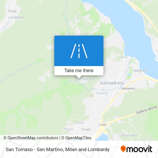 San Tomaso - San Martino map