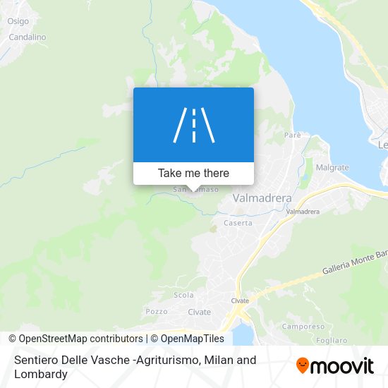 Sentiero Delle Vasche -Agriturismo map