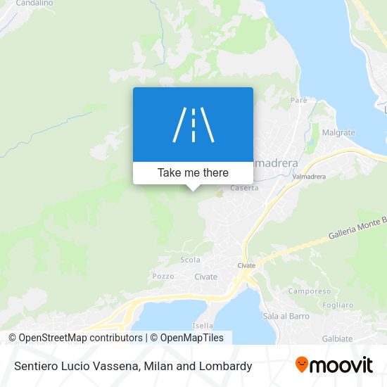 Sentiero Lucio Vassena map