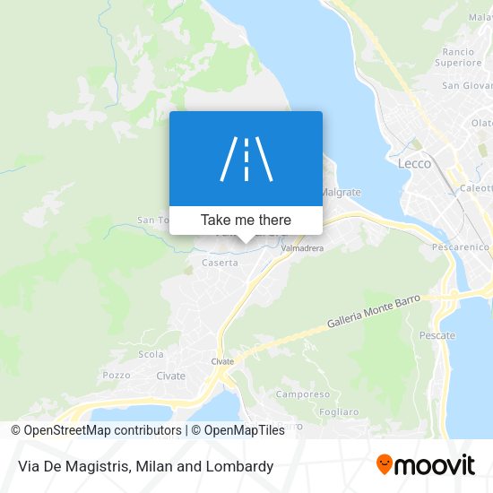Via De Magistris map