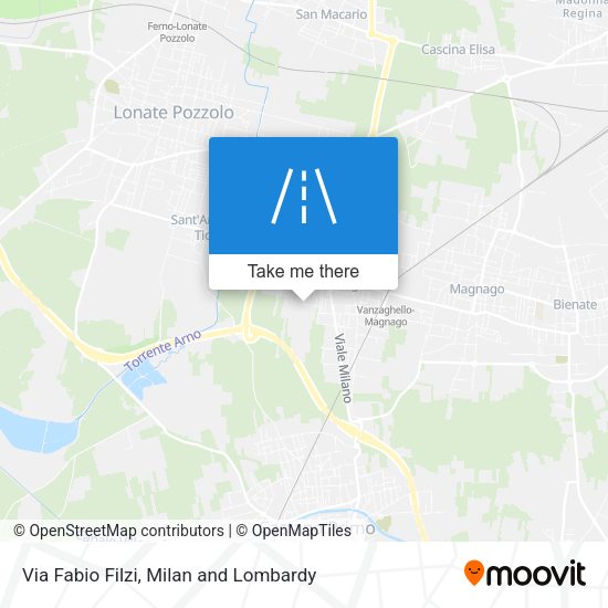 Via Fabio Filzi map