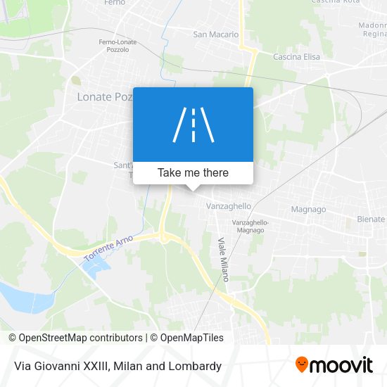 Via Giovanni XXIII map