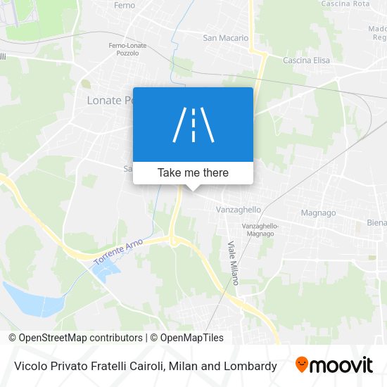 Vicolo Privato Fratelli Cairoli map