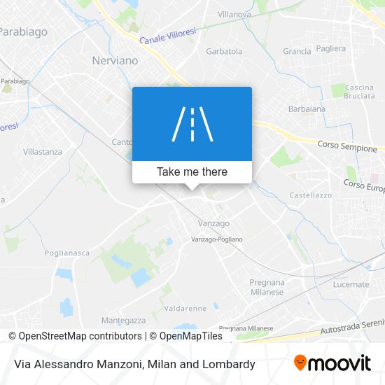 Via Alessandro Manzoni map