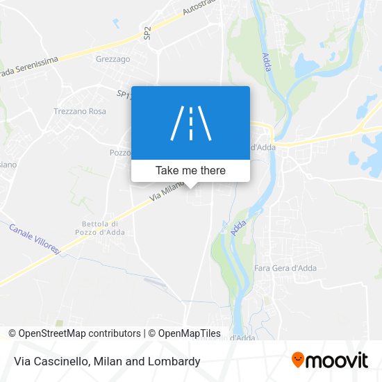 Via Cascinello map