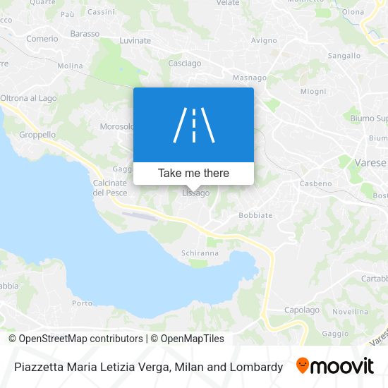 Piazzetta Maria Letizia Verga map