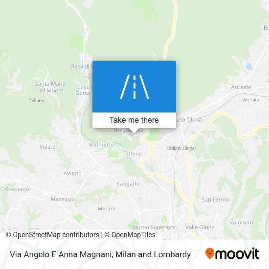 Via Angelo E Anna Magnani map