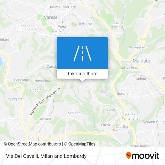Via Dei Cavalli map