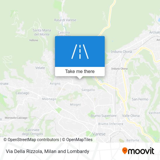 Via Della Rizzola map