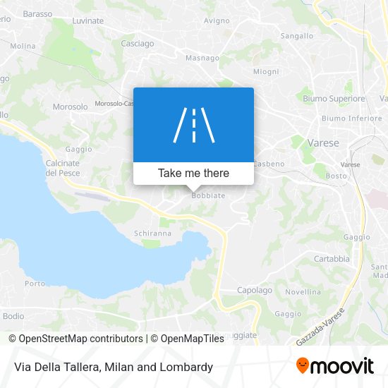Via Della Tallera map